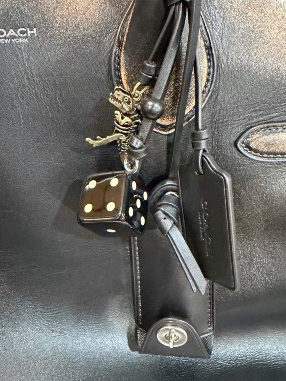 Coach Runway Soft Empire Carryall Loved Leather 40 Bag - Picture 4 of 11